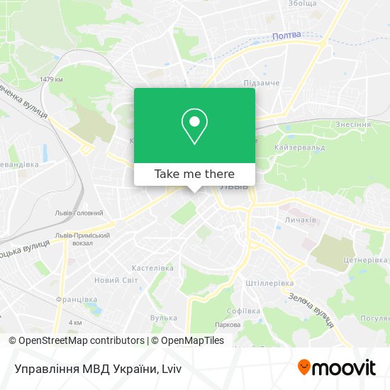 Управління МВД України map