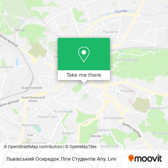 Львівський Осередок Ліги Студентів Апу map