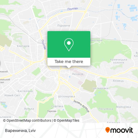 Варенична map