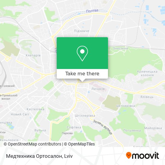 Карта Медтехника Ортосалон