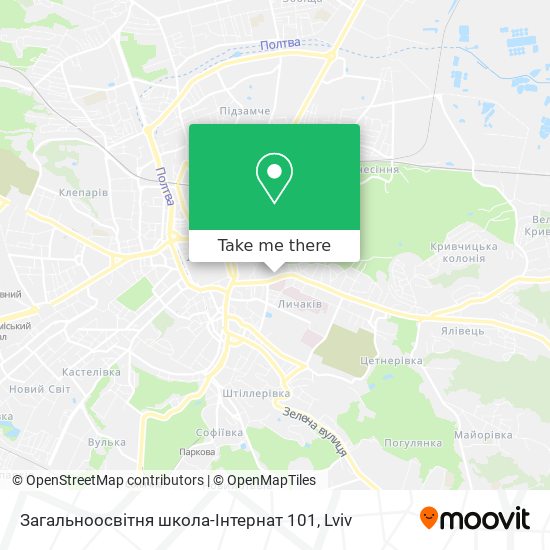 Загальноосвітня школа-Інтернат 101 map