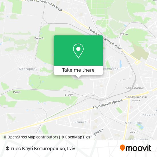Фітнес Клуб Котигорошко map