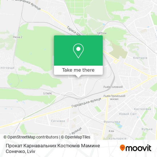 Прокат Карнавальних Костюмів Мамине Сонечко map