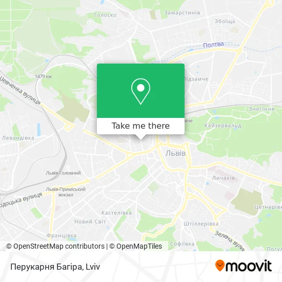 Карта Перукарня Багіра
