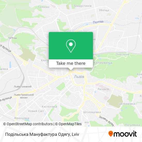 Подільська Мануфактура Одягу map