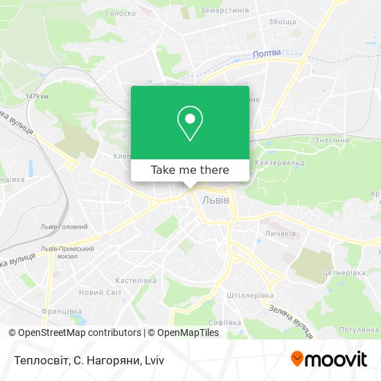 Карта Теплосвіт, С. Нагоряни
