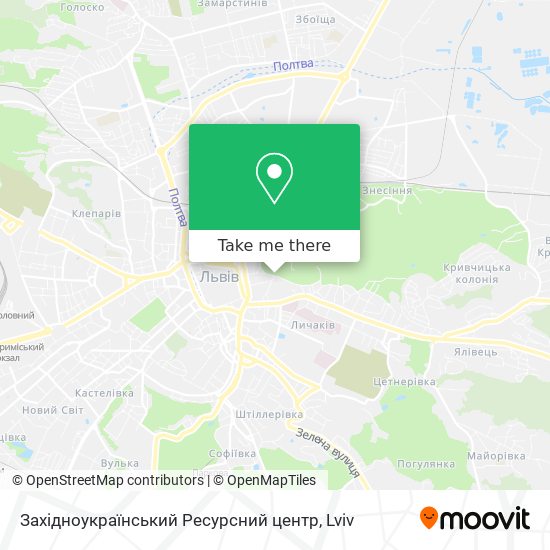 Західноукраїнський Ресурсний центр map