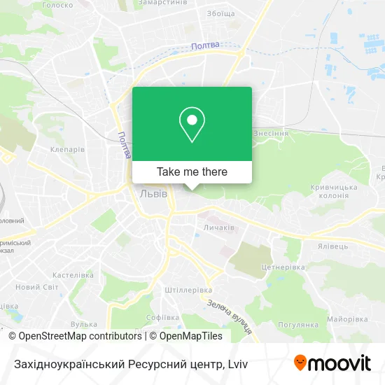 Карта Західноукраїнський Ресурсний центр