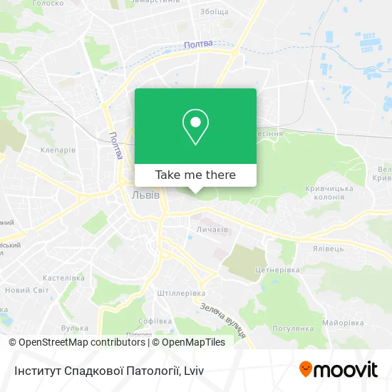 Інститут Спадкової Патології map