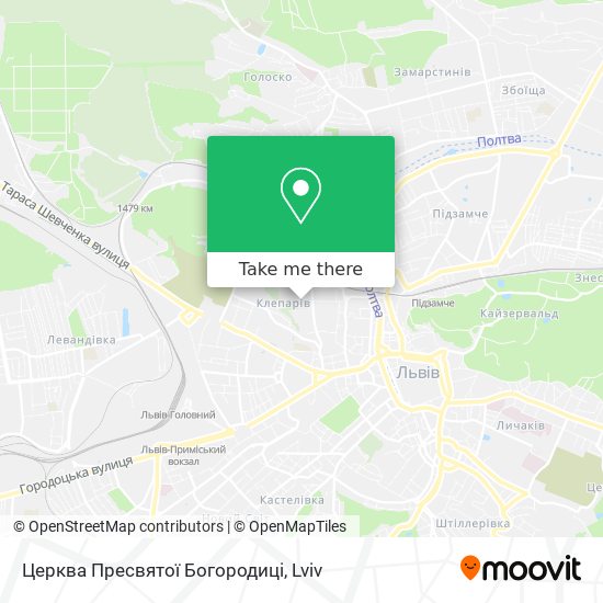 Церква Пресвятої Богородиці map