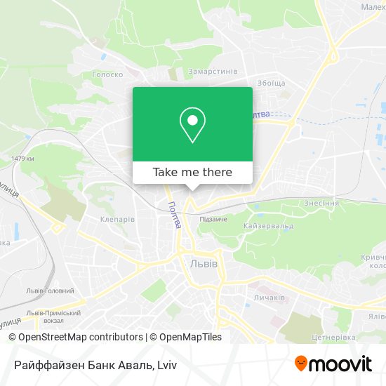 Райффайзен Банк Аваль map