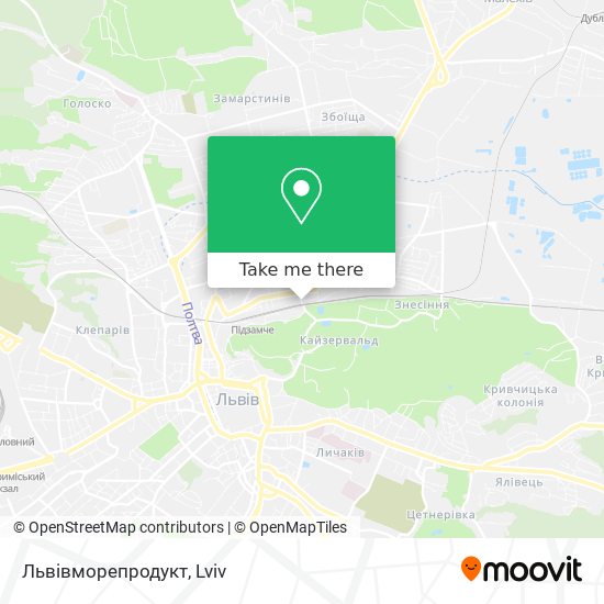 Львівморепродукт map