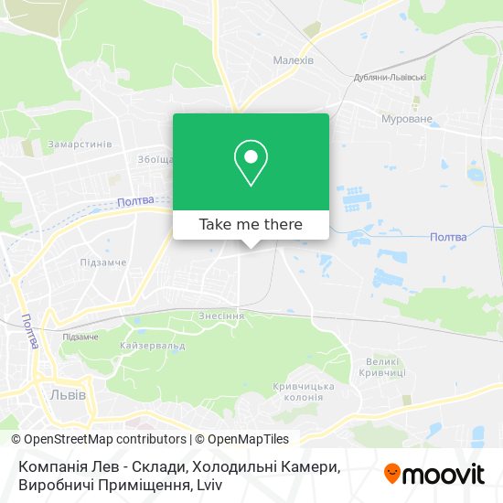 Компанія Лев - Склади, Холодильні Камери, Виробничі Приміщення map