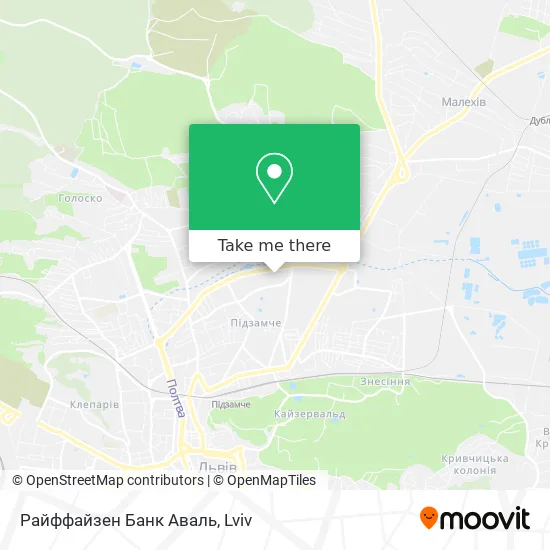 Райффайзен Банк Аваль map