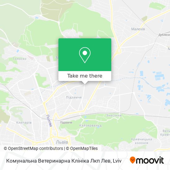 Комунальна Ветеринарна Клініка Лкп Лев map