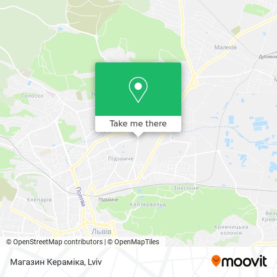 Магазин Кераміка map