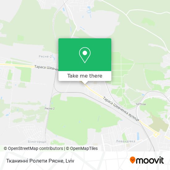 Тканинні Ролети Рясне map