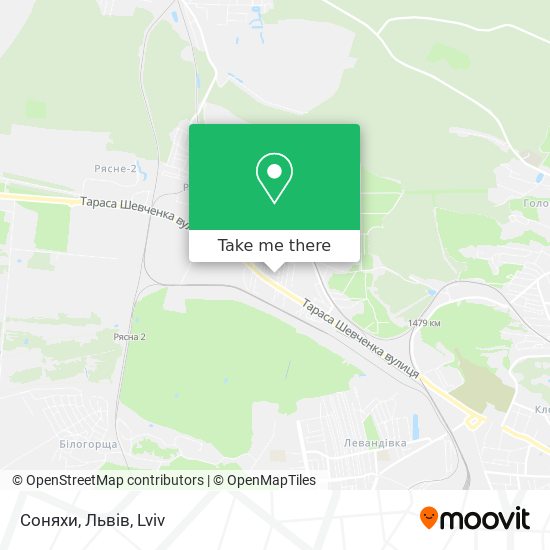 Соняхи, Львів map