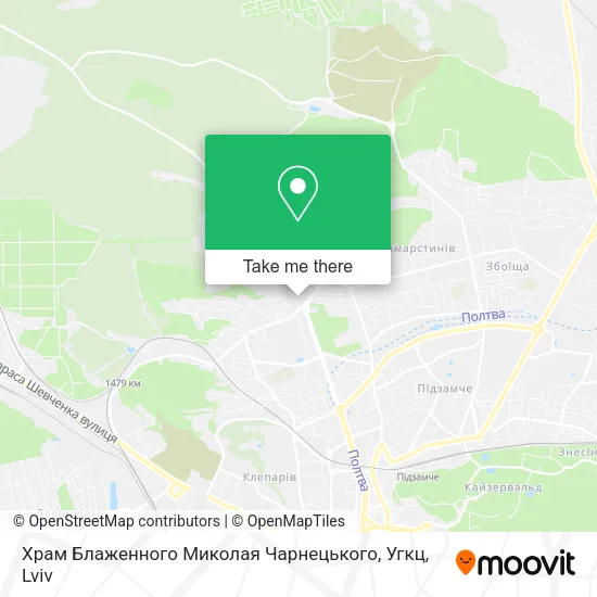 Карта Храм Блаженного Миколая Чарнецького, Угкц