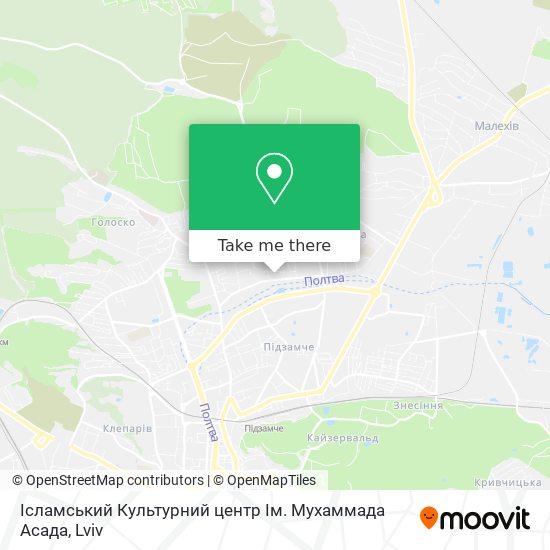 Карта Ісламський Культурний центр Ім. Мухаммада Асада