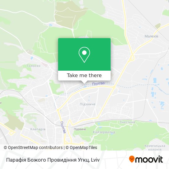 Парафія Божого Провидіння Угкц map