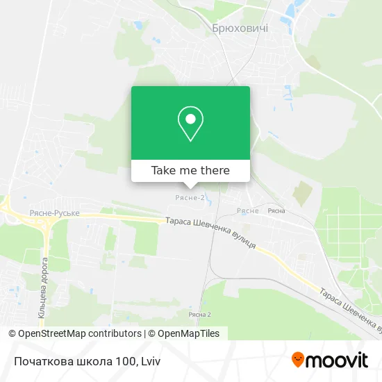Карта Початкова школа 100