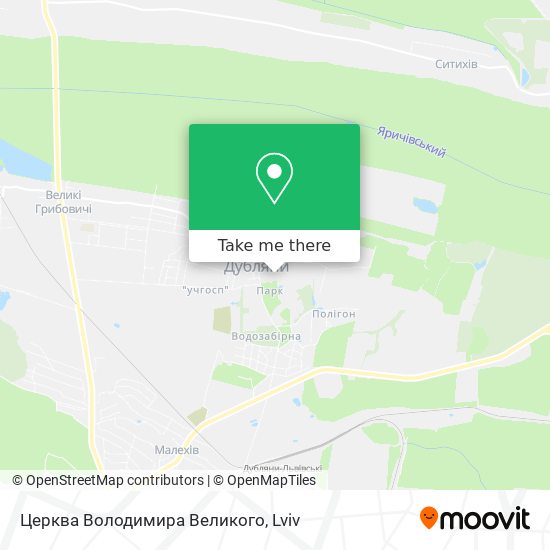 Церква Володимира Великого map