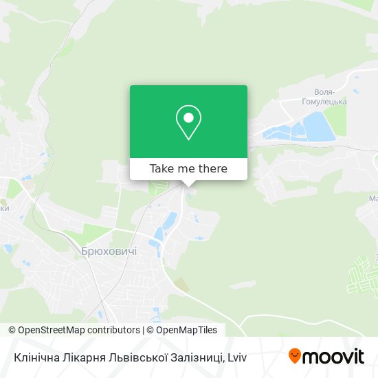 Клінічна Лікарня Львівської Залізниці map