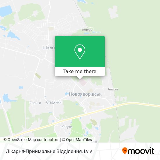 Лікарня-Приймальне Відділення map