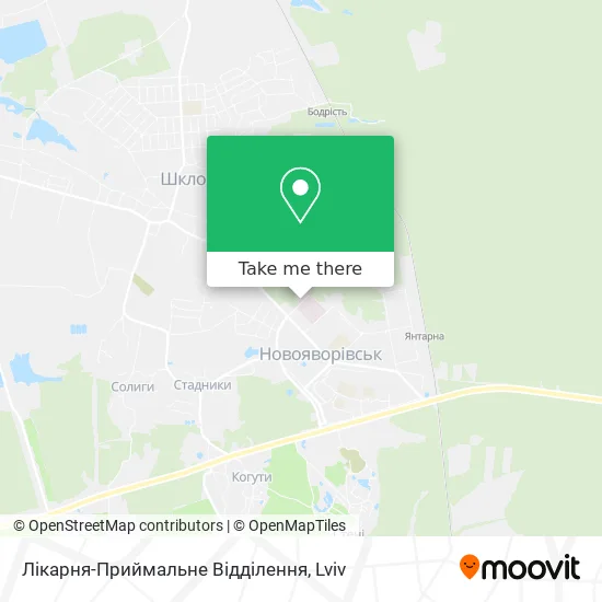 Карта Лікарня-Приймальне Відділення