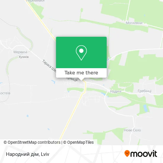 Карта Народний дім