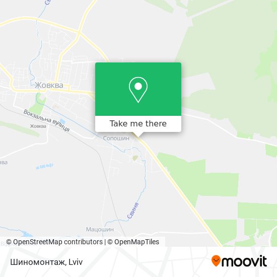 Шиномонтаж map