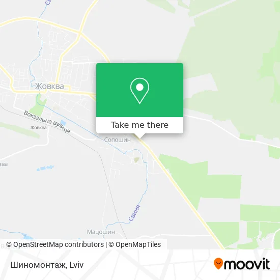 Карта Шиномонтаж