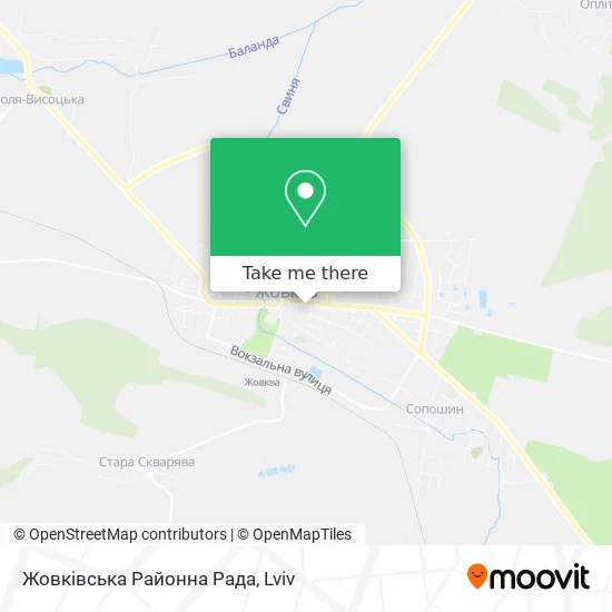 Жовківська Районна Рада map
