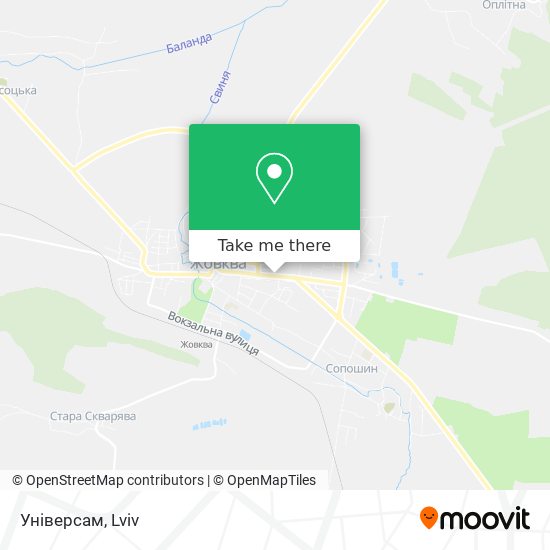 Універсам map