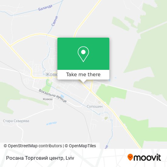 Росана Торговий центр map