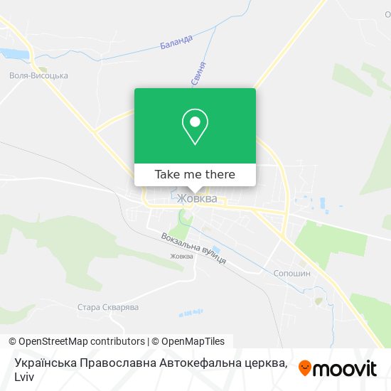 Українська Православна Автокефальна церква map