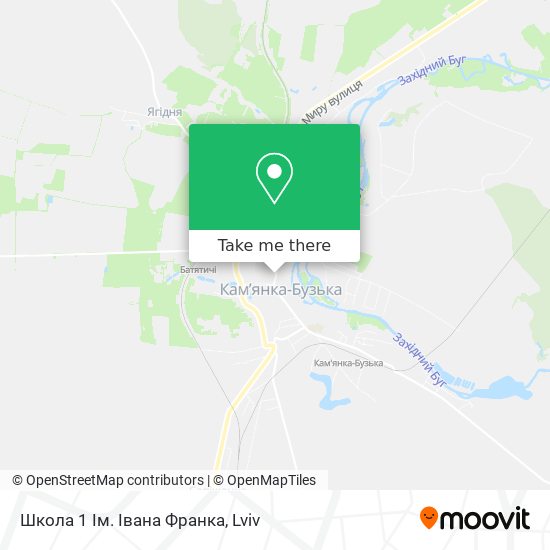 Школа 1 Ім. Івана Франка map