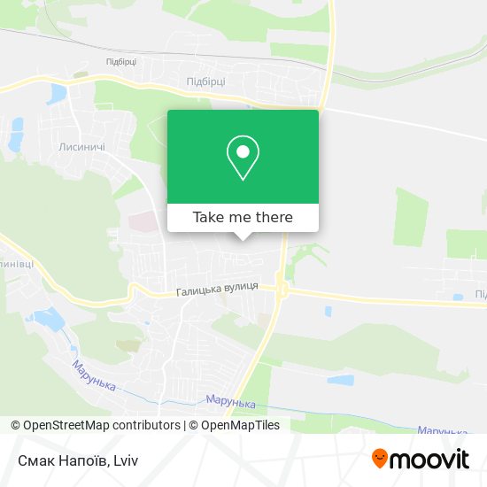 Смак Напоїв map