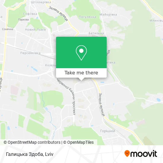 Галицька Здоба map