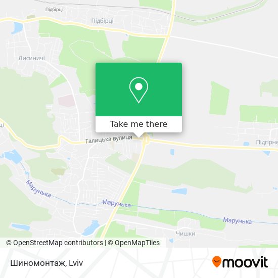 Шиномонтаж map