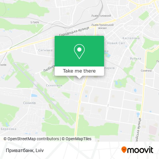 Приватбанк map