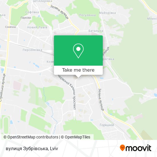 вулиця Зубрівська map