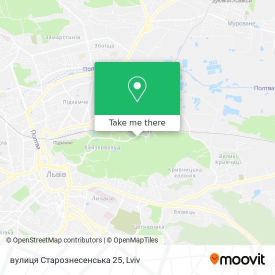 вулиця Старознесенська 25 map