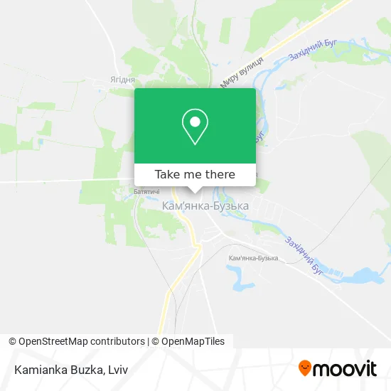 Карта Kamianka Buzka