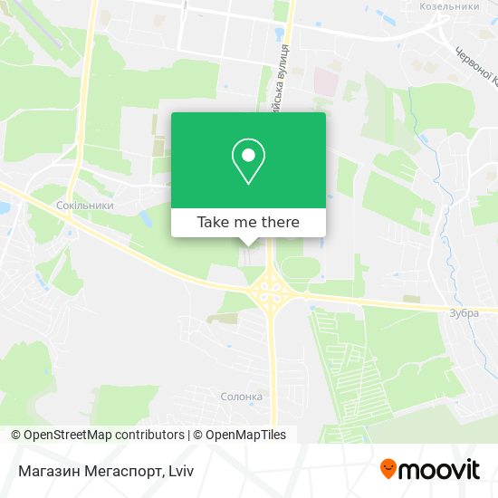 Магазин Мегаспорт map
