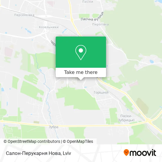 Карта Салон-Перукарня Нова