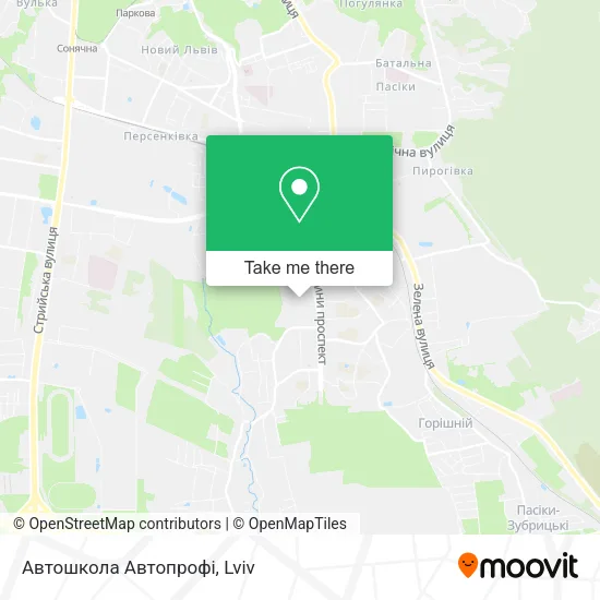 Карта Автошкола Автопрофі