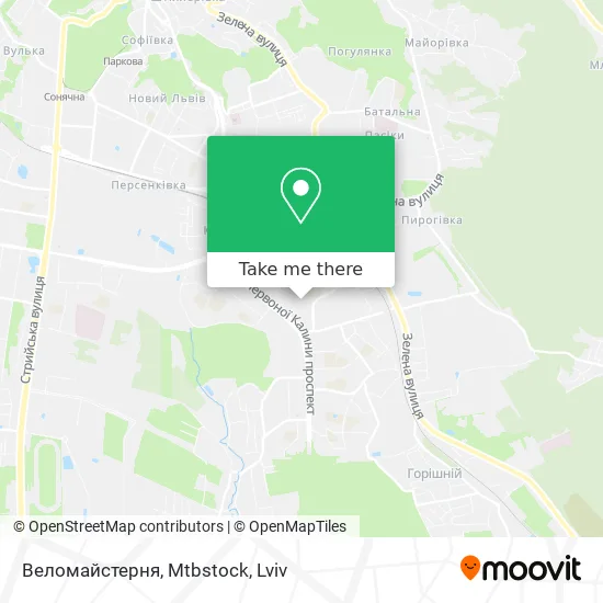 Карта Веломайстерня, Mtbstock