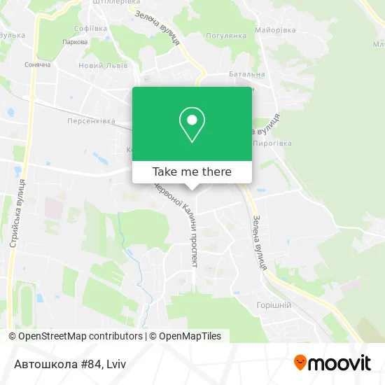 Автошкола #84 map